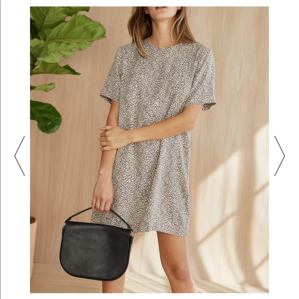 Jenny Kayne Leopard T-Shirt dress size XS/S